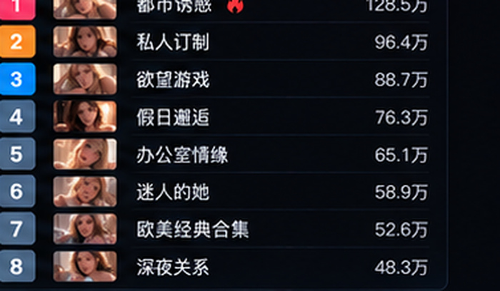 欧美无码热门排行
